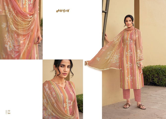 JAY VIJAY GUZARISH latest  Digital print With embroidery Work Pour cotton collection